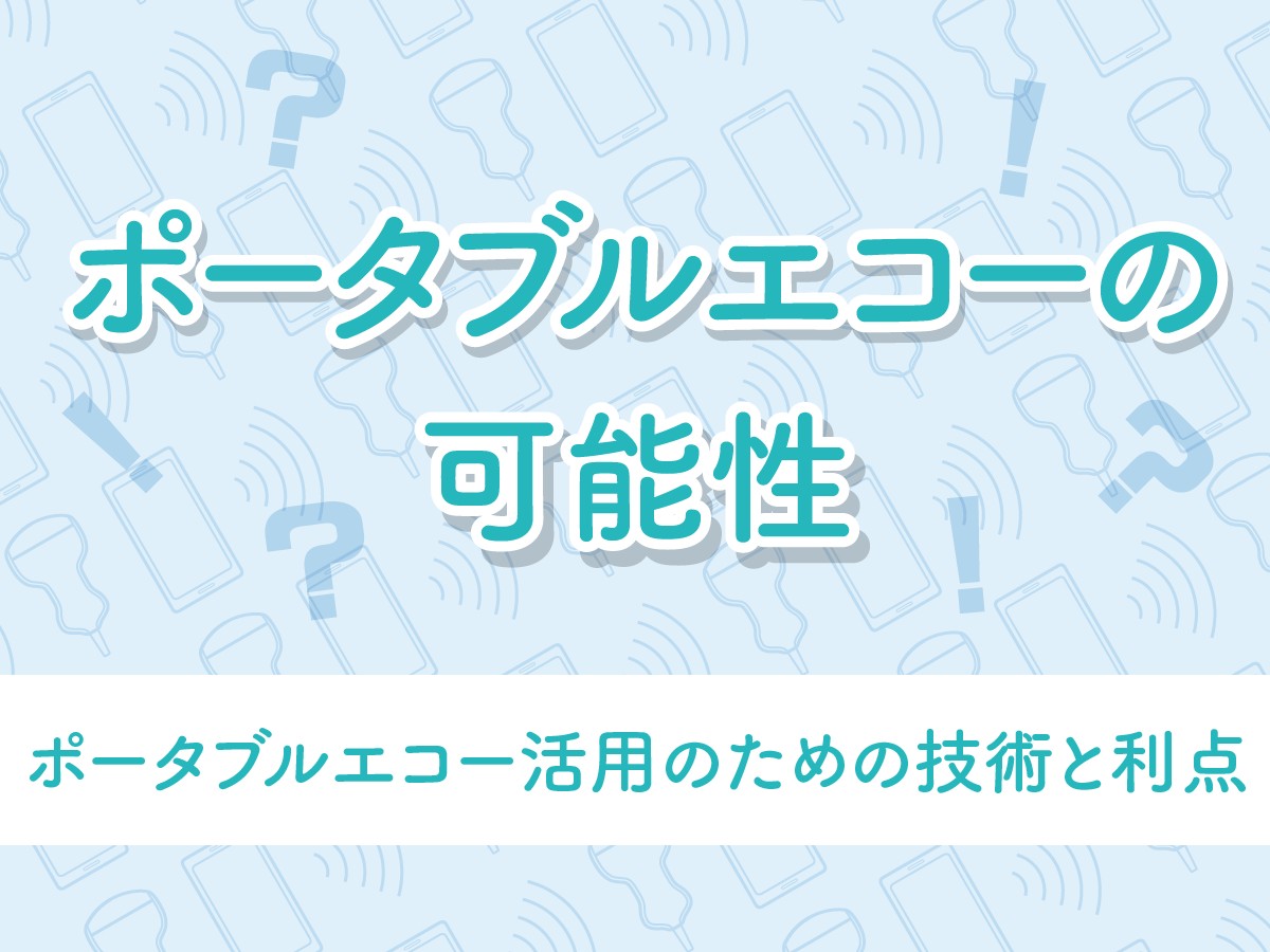 ポータブルエコーの可能性3