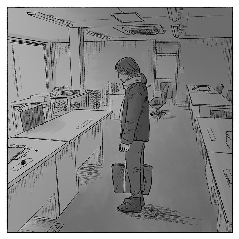 漫画「爪切りを通して」21