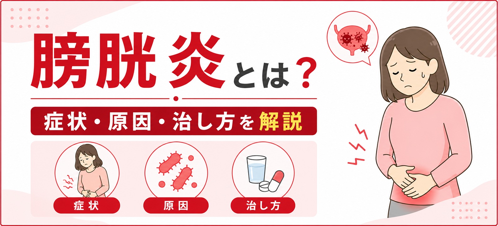 膀胱炎とは？症状・原因・治し方と受診の目安を解説